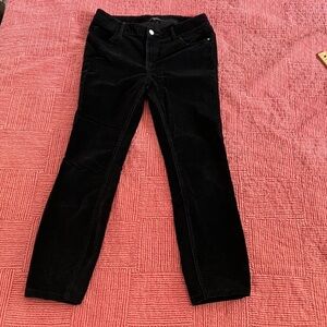 Women’s size 4 black soft velour pants